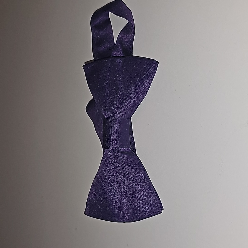 Purple bowtie